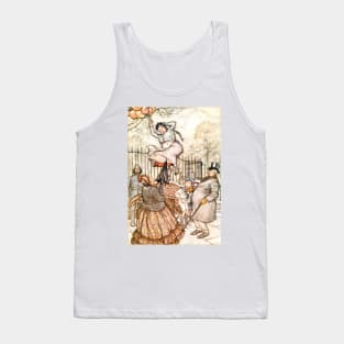 Balloon Lady - Peter Pan at Kensington Park - Arthur Rackham Tank Top